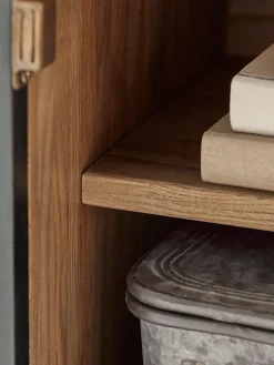 Geo Rustic Oak Media Unit