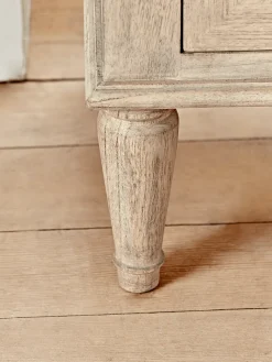 Geometric Parquet Bedside Table