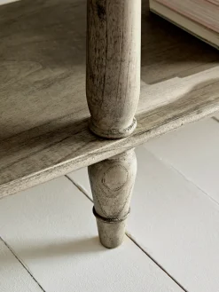 Geometric Parquet Console Table