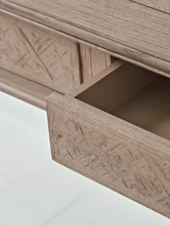 Geometric Parquet Desk