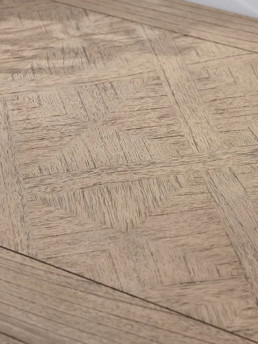 Geometric Parquet Desk