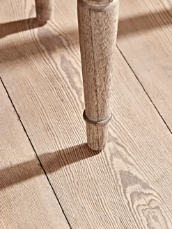 Geometric Parquet Dressing Table Stool