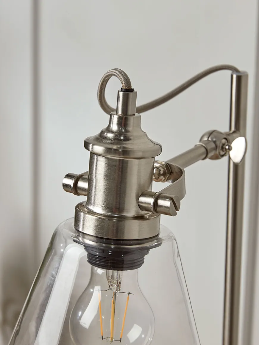 Glass & Concrete Table Lamp
