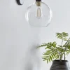Glass Globe Wall Light