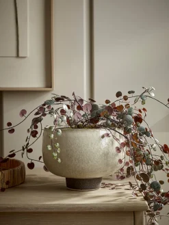 Glazed Footed Planter