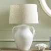 Glazed Handle Table Lamp