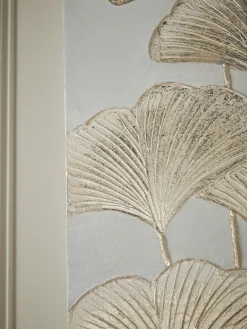 Golden Gingko Leaf Canvas
