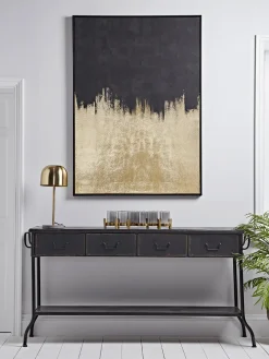 Golden Nights Framed Canvas