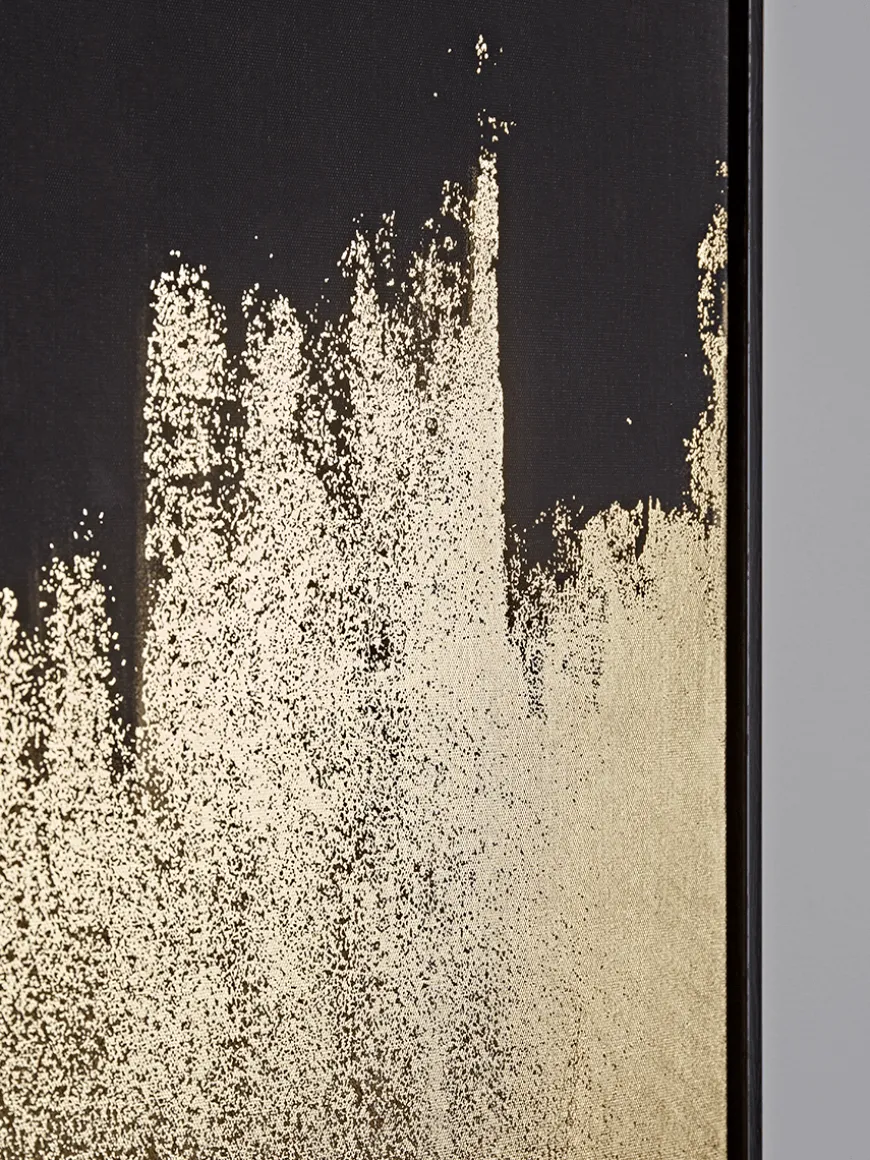 Golden Nights Framed Canvas