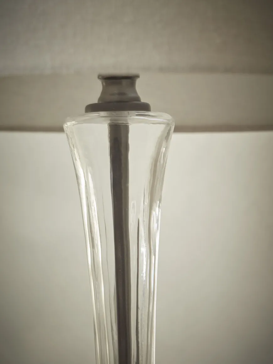 Green Glass Table Lamp