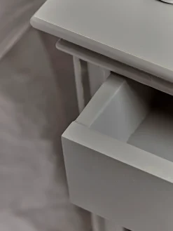 Grey Bedside Table