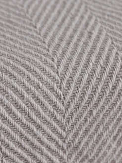 Grey Chevron Throw