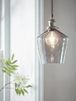 Grey Glass Pendant