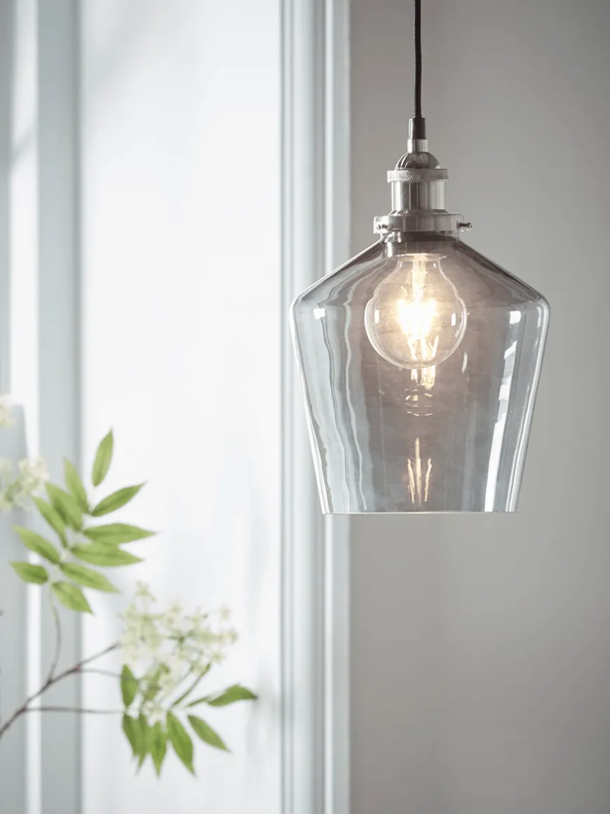 Grey Glass Pendant