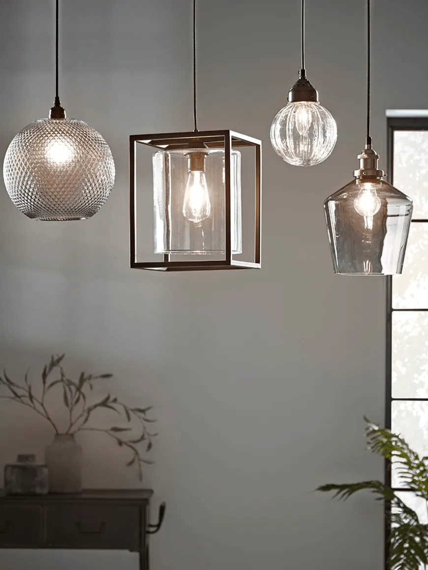 Grey Glass Pendant