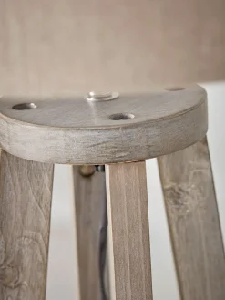 Grey Washed Floor Lamp