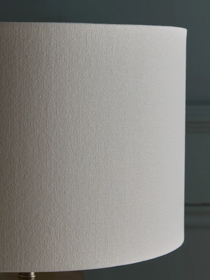Greywashed Wood Table Lamp