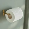 Hammered Brass Loo Roll Holder