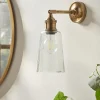 Hammered Glass Wall Light