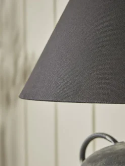 Handled Iron Table Lamp