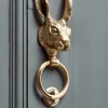 Hare Door Knocker – Solid Brass