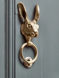 Hare Door Knocker – Solid Brass