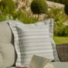 Indoor Outdoor Pillow Edged Cushion - Soft Grey