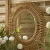Indoor Outdoor Rattan Mirror