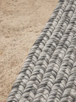 Indoor Outdoor Rectangular Rug - Grey - Large