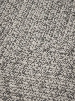 Indoor Outdoor Rectangular Rug - Grey - Large