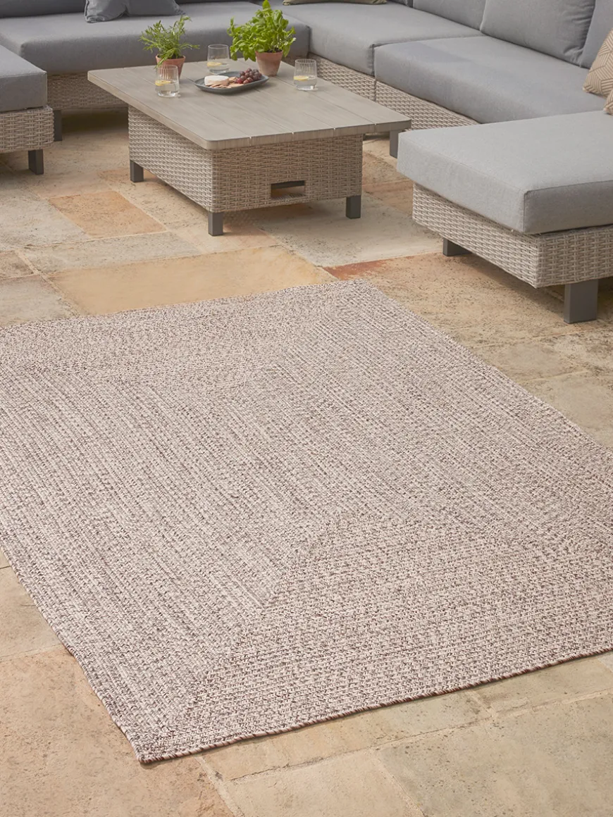 Indoor Outdoor Rectangular Rug - Natural