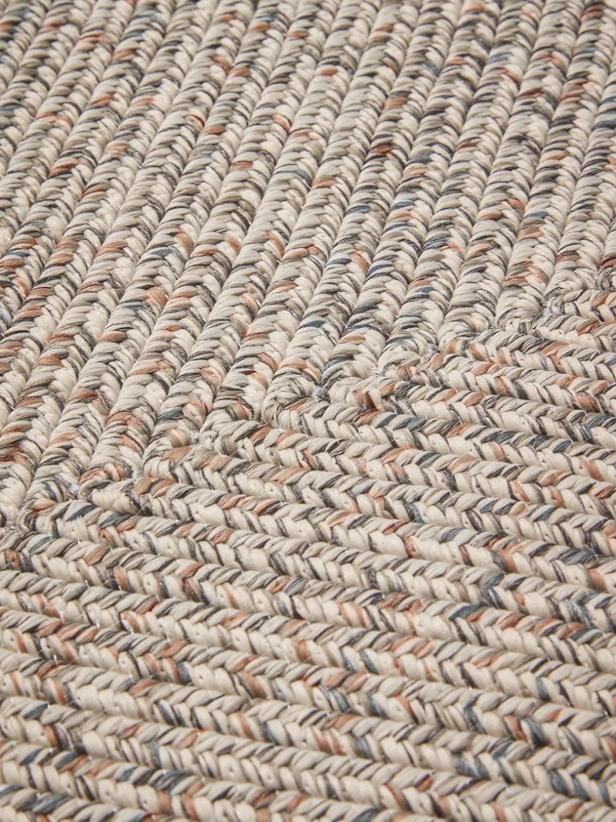 Indoor Outdoor Rectangular Rug - Natural