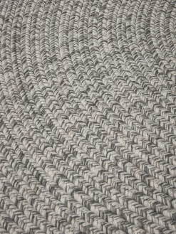 Indoor Outdoor Round Rug - Grey