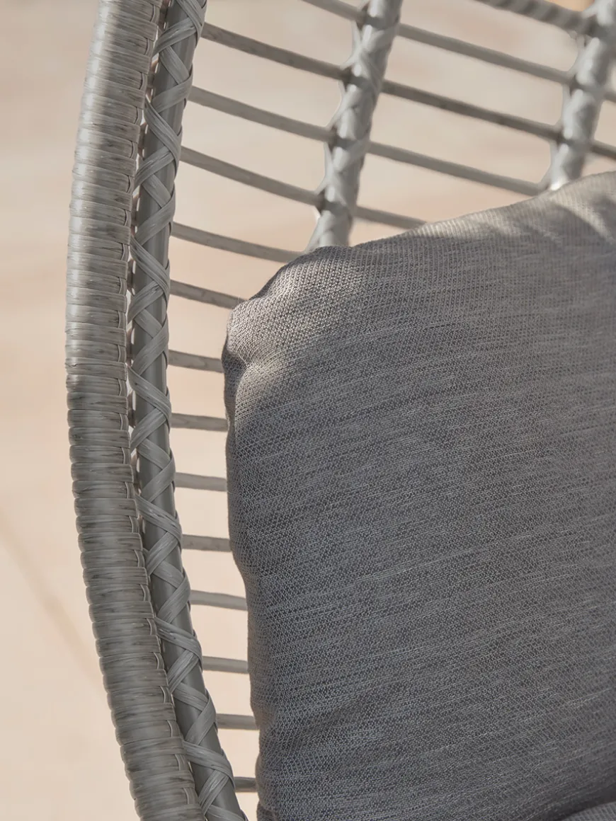 Industrial Hanging Chair - Grey