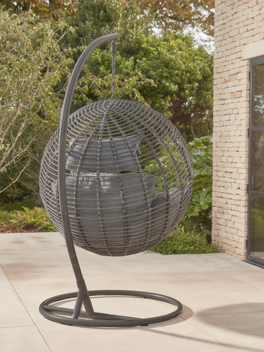 Industrial Hanging Chair - Grey