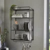 Industrial Style Iron Wall Unit - Medium