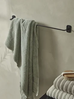 Industrial Towel Rail - Black