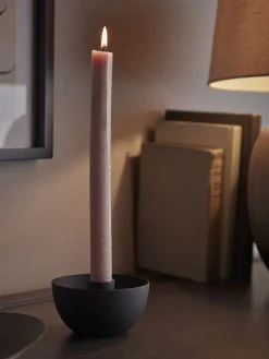 Iron Bowl Dinner Candle Holder