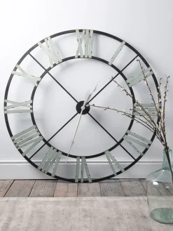 Ironwork Cut Out Clock