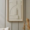 Layered Framed Abstract Canvas