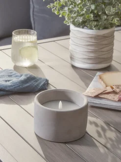 LED Concrete Candle - Small