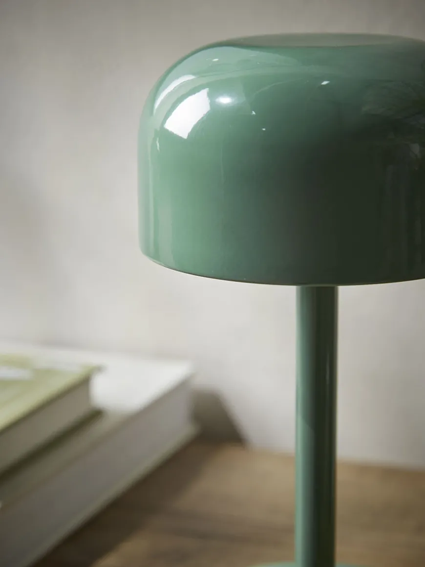 LED Dome Table Lamp - Forest Green