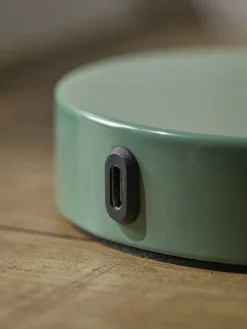 LED Dome Table Lamp - Forest Green