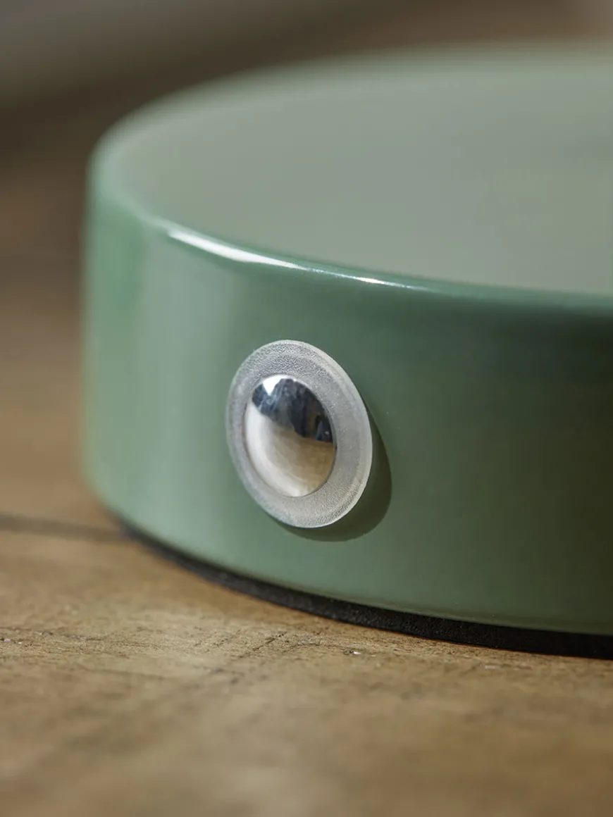 LED Dome Table Lamp - Forest Green