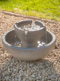 Light Up Solar Water Feature