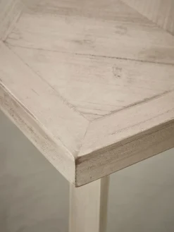 Limewashed Parquet Bench