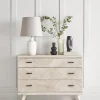 Limewashed Parquet Chest of Drawers