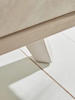 Limewashed Parquet Media Unit