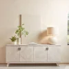 Limewashed Parquet Sideboard