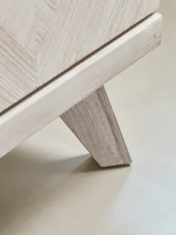 Limewashed Parquet Sideboard